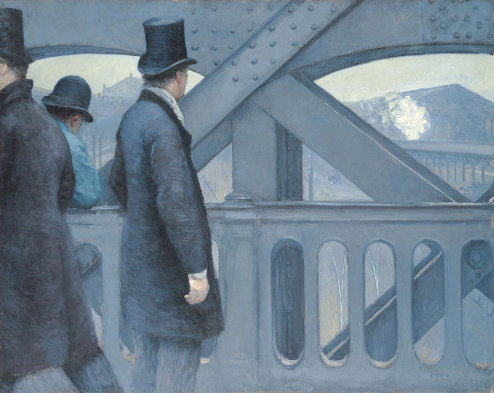 Gustave Caillebotte 1848-1894,On the Pont de l'Europe, 1876-77, Kimbell Art Museum, Fort Worth, TX